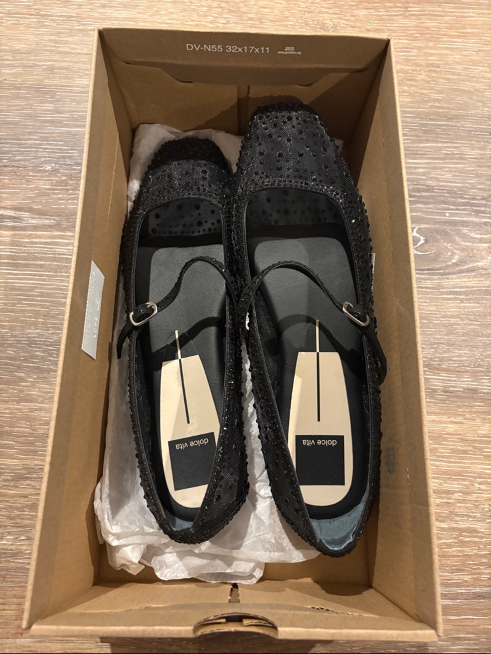 Dolce Vita Reyes crystal ballet flats